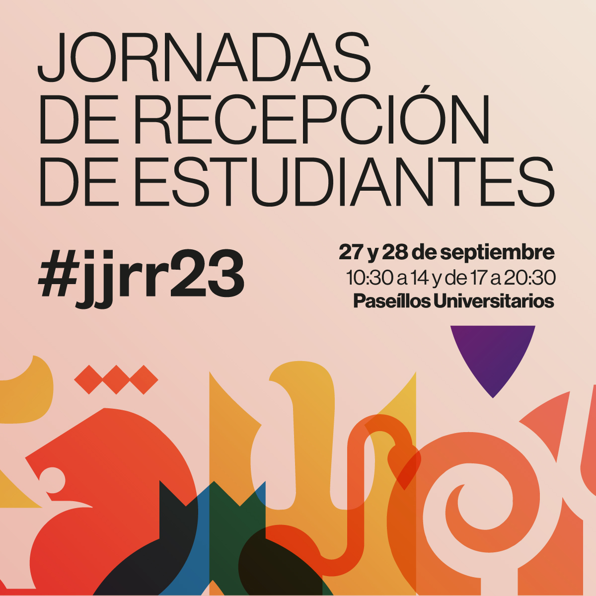 Cartel de las JJRR de 2023